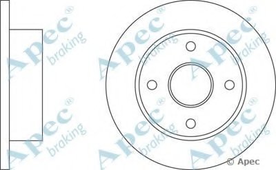 Тормозной диск APEC braking купить