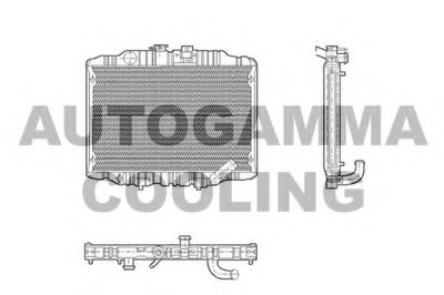 Радиатор, охлаждение двигателя AUTOGAMMA купить