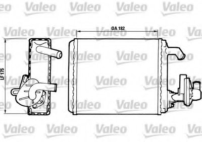 Теплообменник, отопление салона VALEO