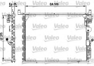 Конденсатор, кондиционер VALEO купить