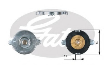 Пробка радиатора GATES купить