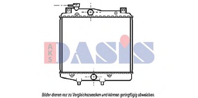 Радиатор, охлаждение двигателя AKS DASIS купить