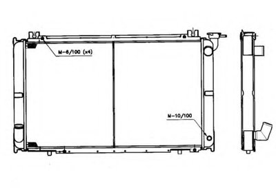 Радиатор, охлаждение двигателя NRF купить
