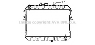 Радиатор, охлаждение двигателя AVA QUALITY COOLING купить