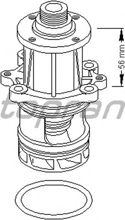 Водяной насос TOPRAN купить
