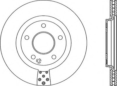 Тормозной диск ADAPTIVE OPEN PARTS купить