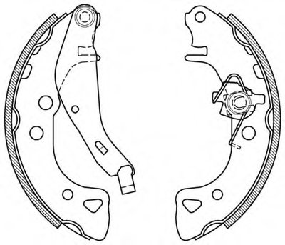 Комплект тормозных колодок ADVANCE OPEN PARTS купить