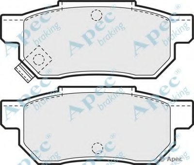 Комплект тормозных колодок, дисковый тормоз APEC braking купить