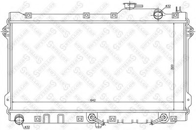 Радиатор, охлаждение двигателя STELLOX купить