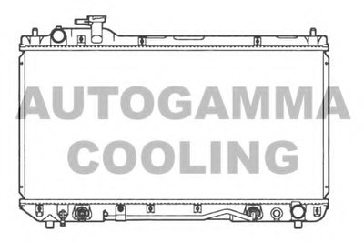 Радиатор, охлаждение двигателя AUTOGAMMA купить