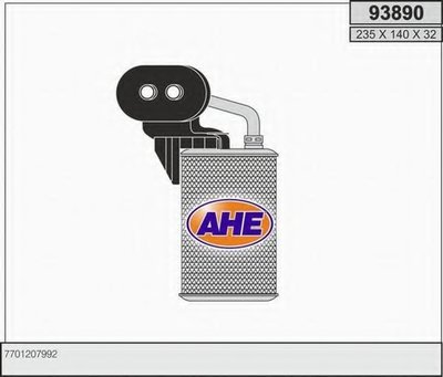 Теплообменник, отопление салона AHE