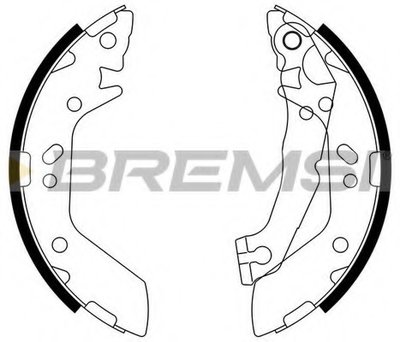 Комплект тормозных колодок BREMSI купить