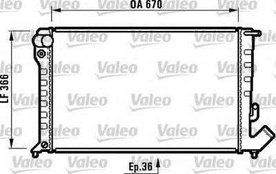 Радиатор, охлаждение двигателя VALEO купить