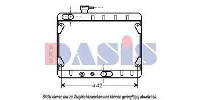 Радиатор, охлаждение двигателя AKS DASIS купить