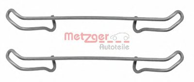 Комплектующие, колодки дискового тормоза METZGER