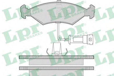 Комплект тормозных колодок, дисковый тормоз LPR купить