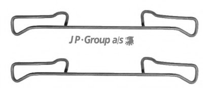 Комплектующие, колодки дискового тормоза QH JP GROUP