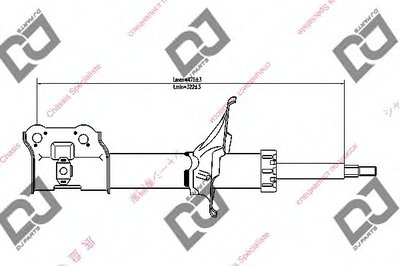 Амортизатор DJ PARTS купить