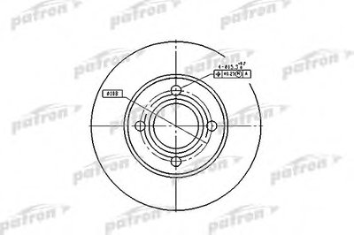 Тормозной диск PATRON купить