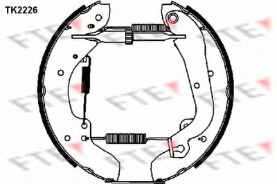 Комплект тормозных колодок FTE купить