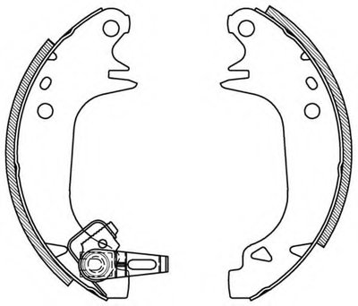 Комплект тормозных колодок ADVANCE OPEN PARTS купить