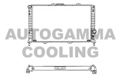 Радиатор, охлаждение двигателя AUTOGAMMA купить