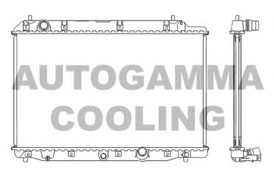 Радиатор, охлаждение двигателя AUTOGAMMA купить
