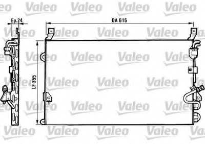 Конденсатор, кондиционер VALEO купить