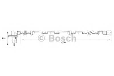 Датчик, частота вращения колеса BOSCH