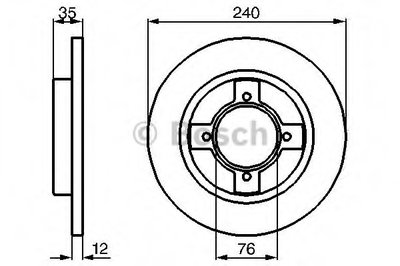 Тормозной диск BOSCH купить