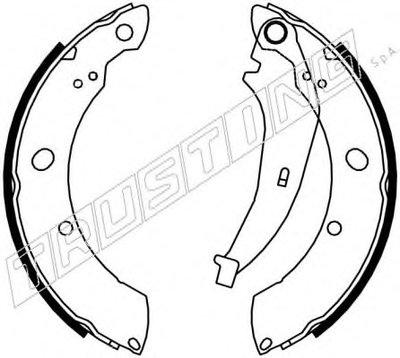 Комплект тормозных колодок TRUSTING купить