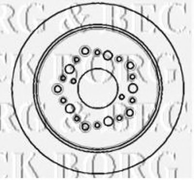 Тормозной диск BORG & BECK купить