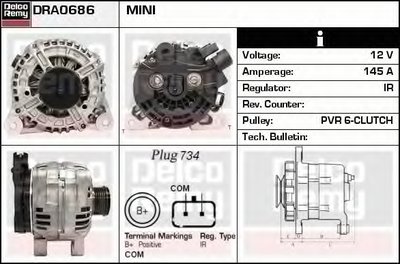 Генератор Remanufactured REMY (Light Duty) DELCO REMY купить