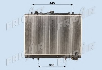 Радиатор, охлаждение двигателя FRIGAIR купить
