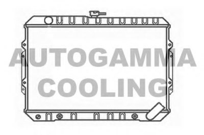 Радиатор, охлаждение двигателя AUTOGAMMA купить