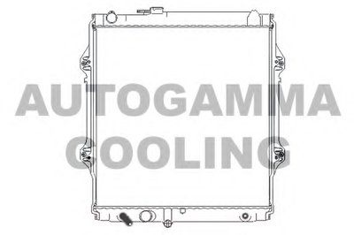 Радиатор, охлаждение двигателя AUTOGAMMA купить