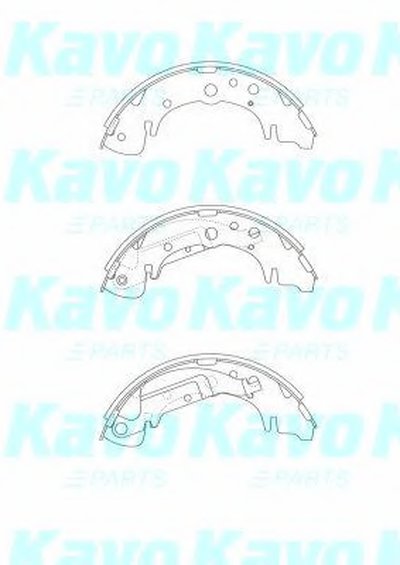 Комплект тормозных колодок MK KASHIYAMA KAVO PARTS купить