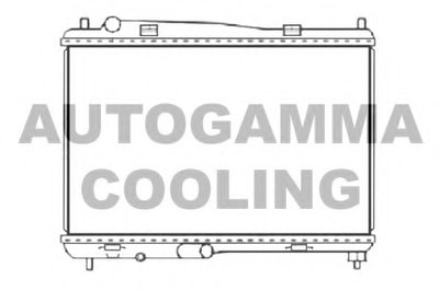 Радиатор, охлаждение двигателя AUTOGAMMA купить