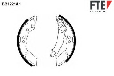 Комплект тормозных колодок FTE купить