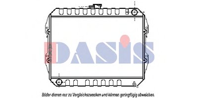 Радиатор, охлаждение двигателя AKS DASIS купить