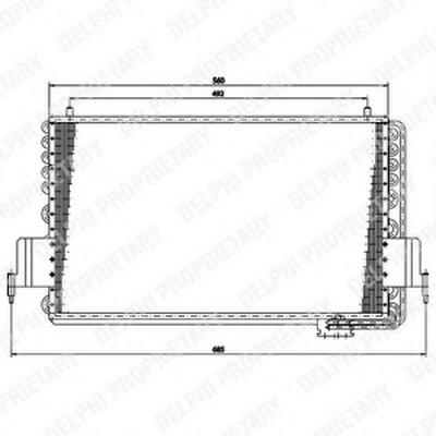 Конденсатор, кондиционер DELPHI купить
