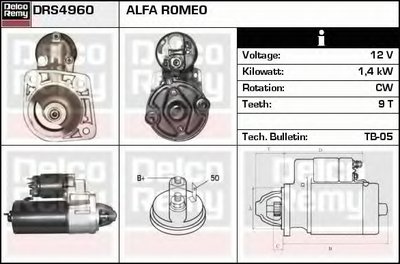 Стартер Remanufactured REMY (Light Duty) DELCO REMY купить