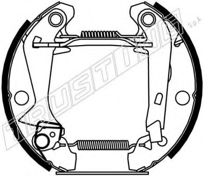 Комплект тормозных колодок FAST KIT TRUSTING купить