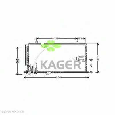 Конденсатор, кондиционер KAGER купить