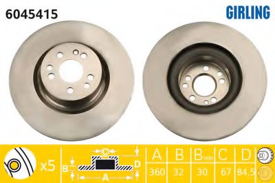 Тормозной диск GIRLING купить