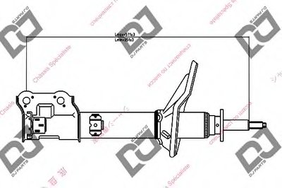 Амортизатор DJ PARTS купить