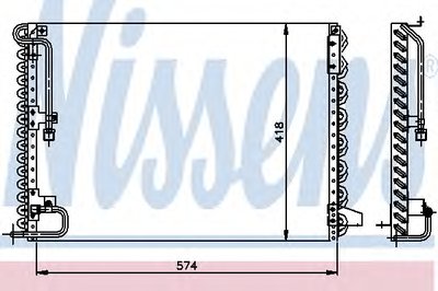 Конденсатор, кондиционер NISSENS купить