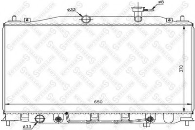 Радиатор, охлаждение двигателя STELLOX купить