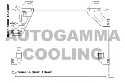 Конденсатор, кондиционер AUTOGAMMA купить