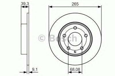 Тормозной диск BOSCH купить